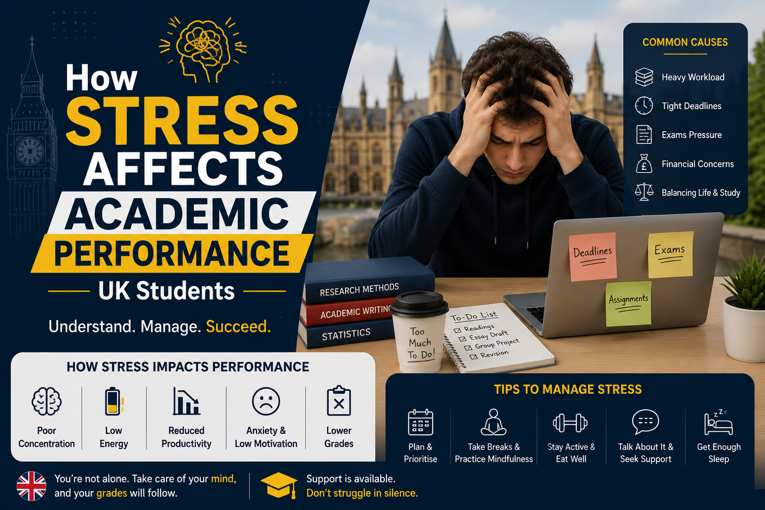 How Stress Affects Academic Performance UK Students