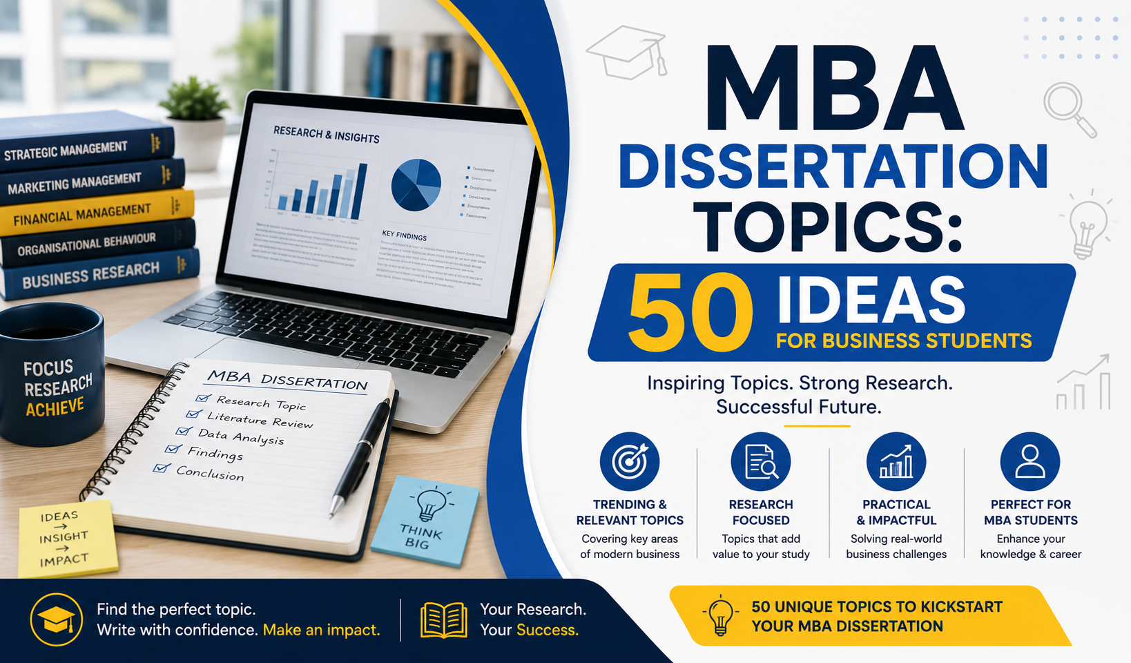 MBA Dissertation Topics: 50 Ideas for Business Students