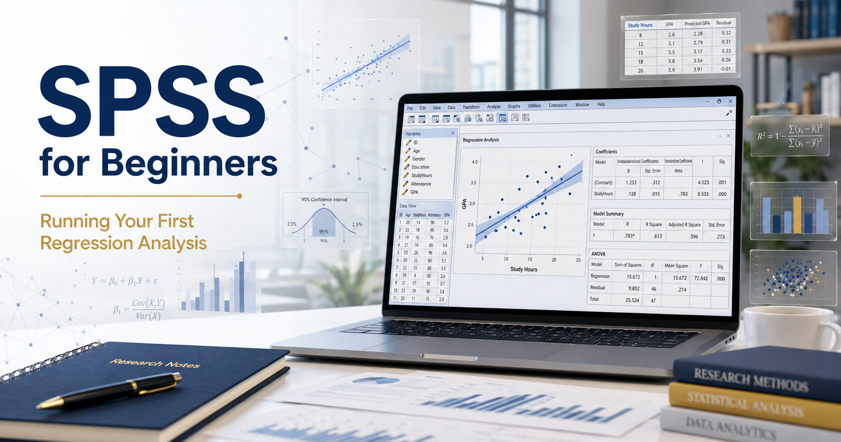 SPSS for Beginners: How to Run Your First Regression Analysis Meta